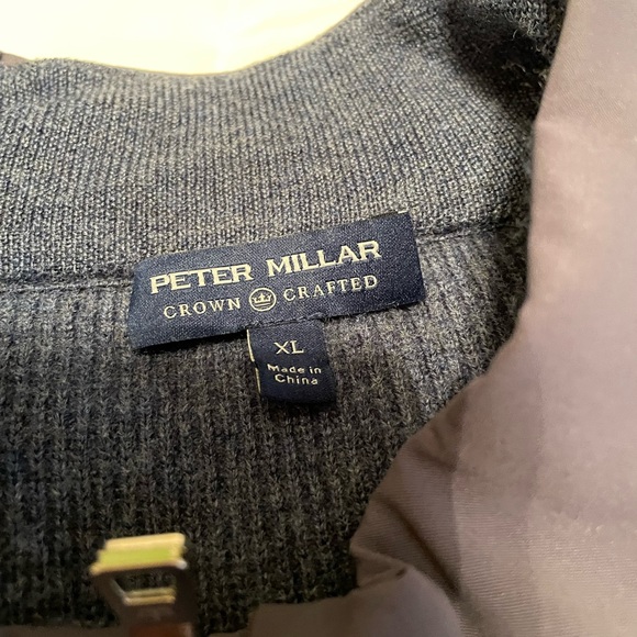 Peter Millar men’s navy quilted jacket - size XL - Picture 3 of 6